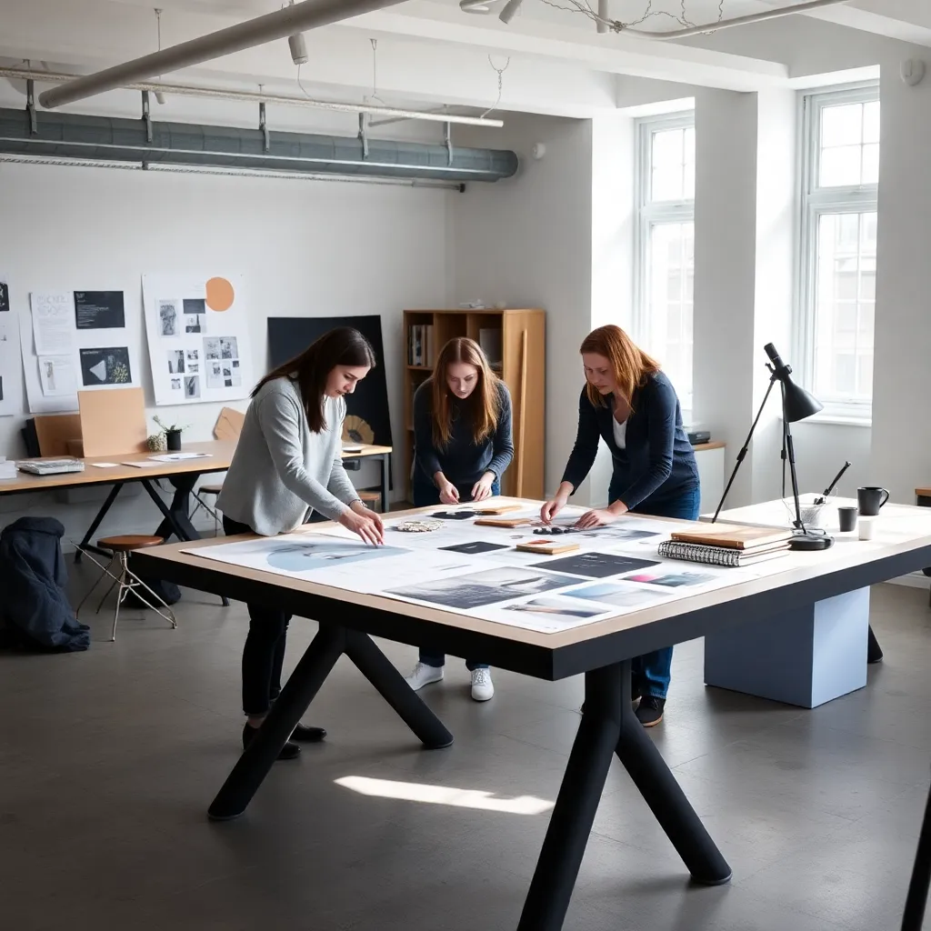 Compositie workshop met verschillende ontwerpprincipes