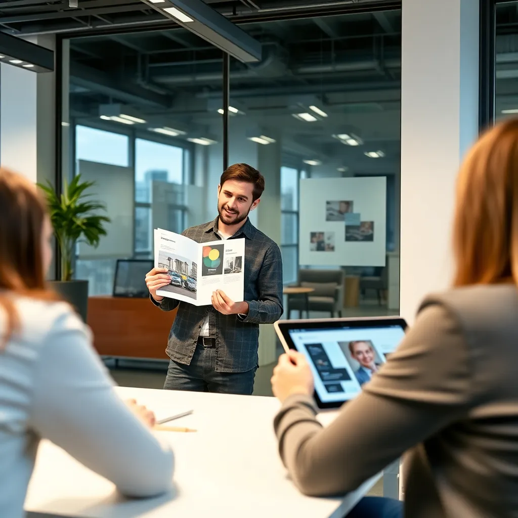 Nederlandse ontwerper presenteert portfolio aan potentiële klanten